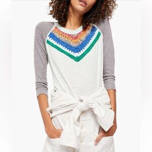 Free People Spring Bound Yoke Top— XS
